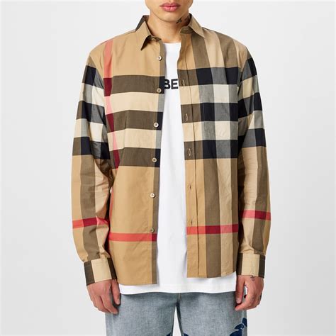 burberry long sleeves men|Burberry men's long sleeve shirt.